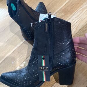 Emanuele Crasto Leather Womens Cowboy shoes.Made in 🇮🇹 Italy.Top rated